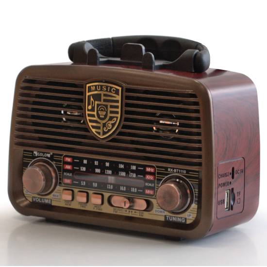 RADIO KUCHENNE PRZENOŚNE RETRO BLUETOOTH USB RX-BT1110